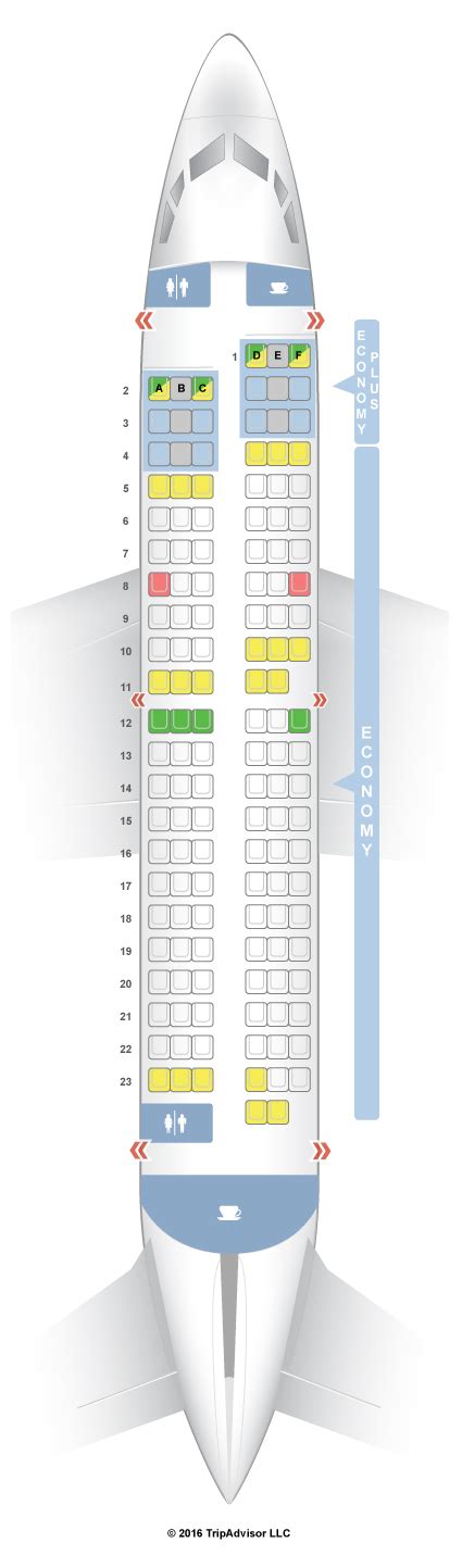 westjet 737 700 seating chart.